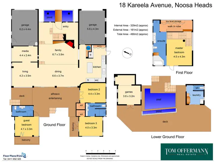 Floorplan of Homely house listing, 18 Kareela Avenue, Noosa Heads QLD 4567