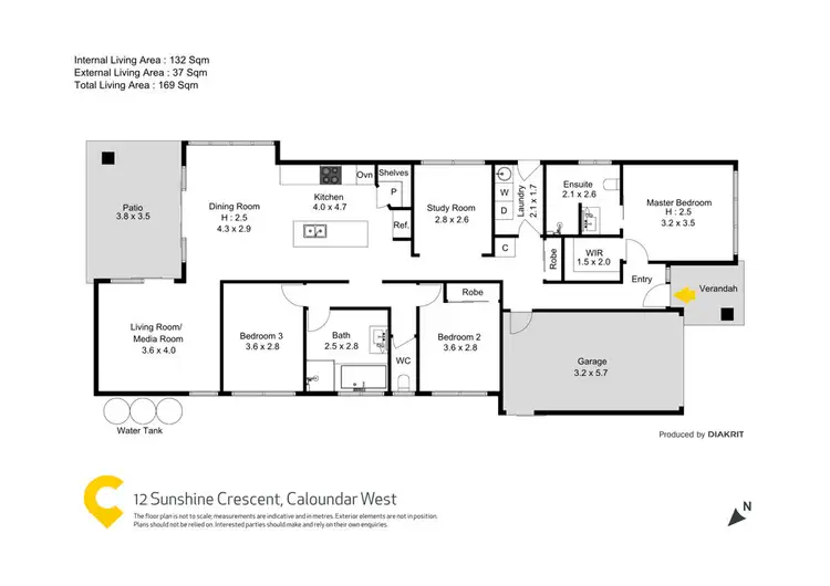 Floorplan of Homely house listing, 12 Sunshine Crescent, Caloundra West QLD 4551