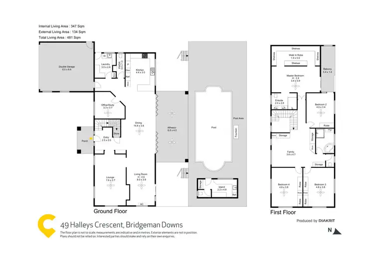 Floorplan of Homely house listing, 49 Halleys Crescent, Bridgeman Downs QLD 4035