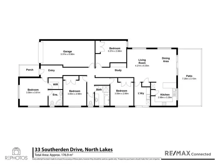 Floorplan of Homely house listing, 33 Southerden Drive, North Lakes QLD 4509