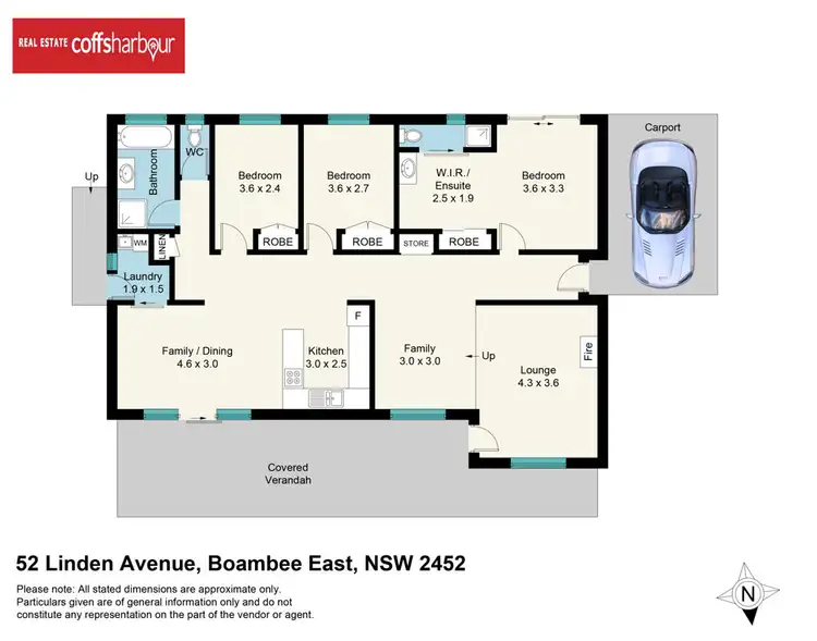 Floorplan of Homely house listing, 52 Linden Avenue, Boambee East NSW 2452