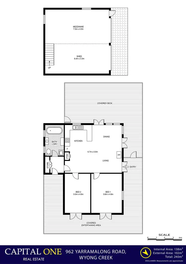 Floorplan of Homely rural property listing, 962 Yarramalong Road, Wyong Creek NSW 2259