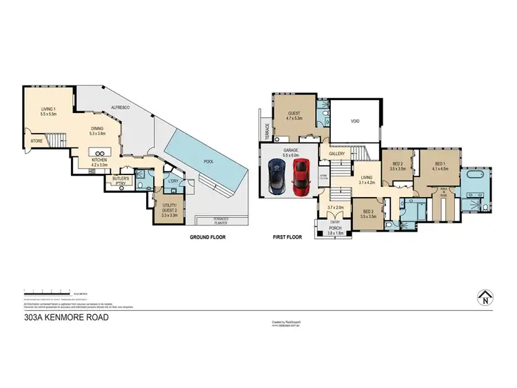 Floorplan of Homely house listing, 303a Kenmore Road, Fig Tree Pocket QLD 4069