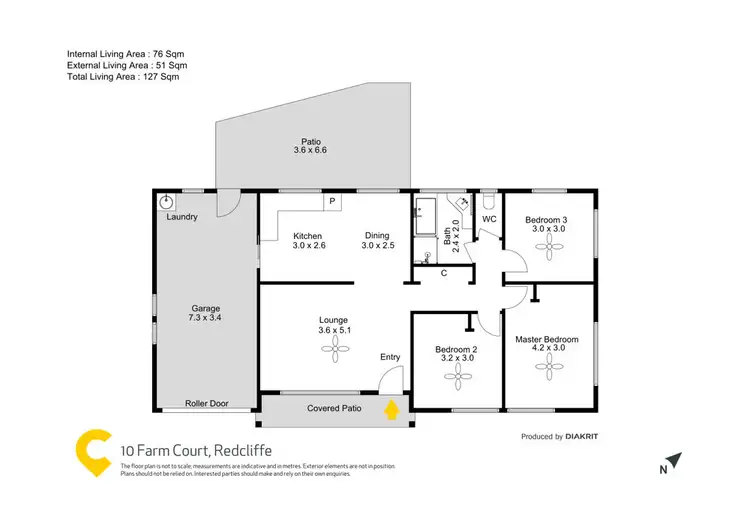 Floorplan of Homely house listing, 10 Farm Court, Redcliffe QLD 4020