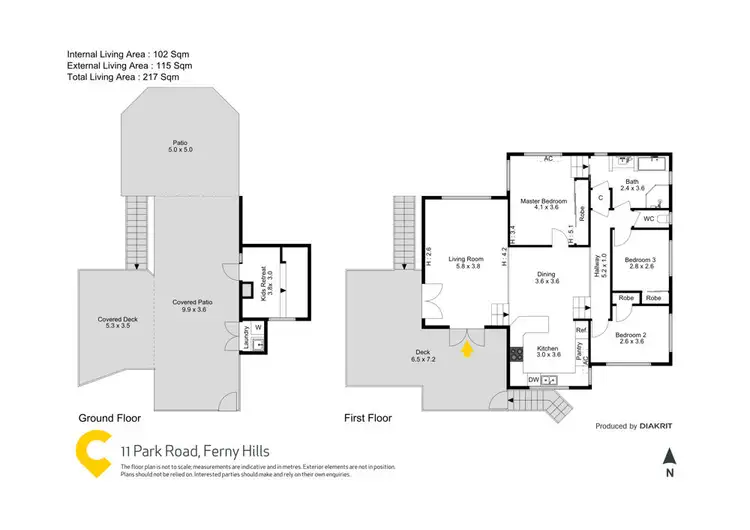 Floorplan of Homely house listing, 11 Park Road, Ferny Hills QLD 4055