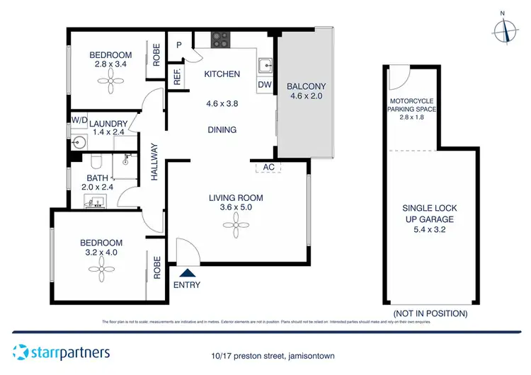 Floorplan of Homely unit listing, 10/17 Preston Street, Jamisontown NSW 2750