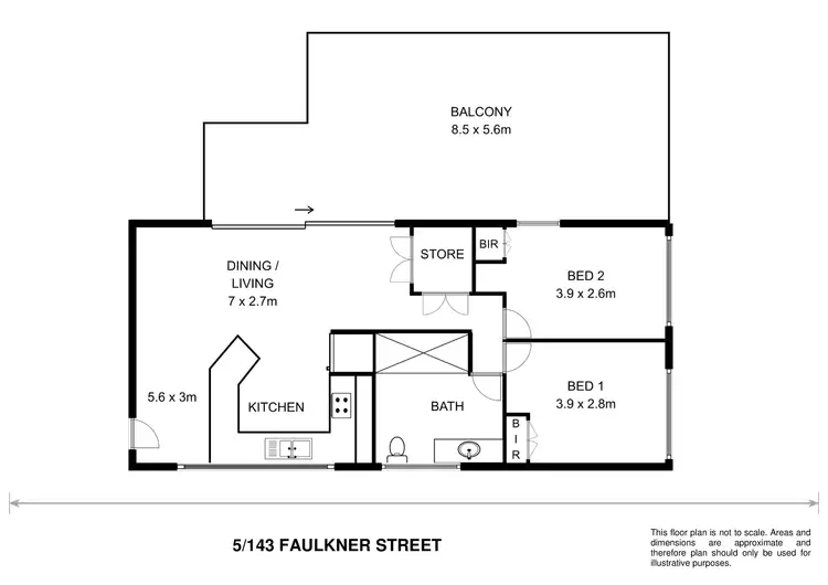 Floorplan of Homely house listing, 5/143 Faulkner Street, Armidale NSW 2350