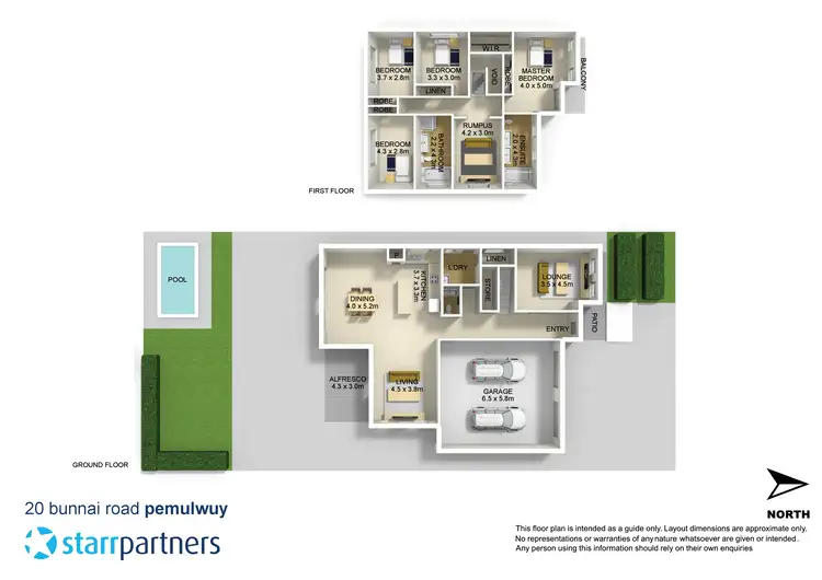 Floorplan of Homely house listing, 20 Bunnai Road, Pemulwuy NSW 2145