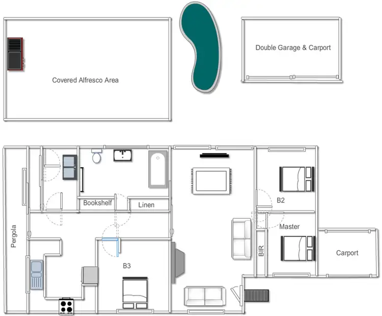 Floorplan of Homely house listing, 40 Meehan Street, Yass NSW 2582