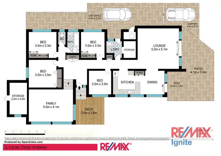 Floorplan of Homely house listing, 2 Coree Close, Jindalee QLD 4074