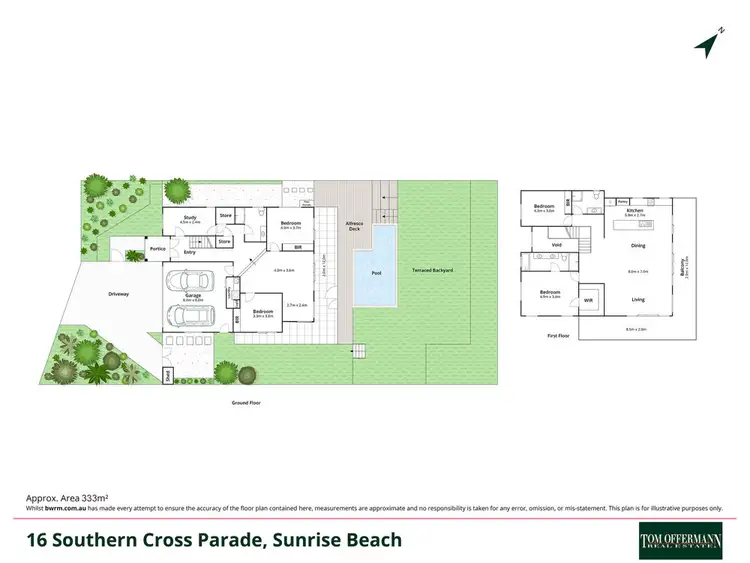 Floorplan of Homely house listing, 16 Southern Cross Parade, Sunrise Beach QLD 4567