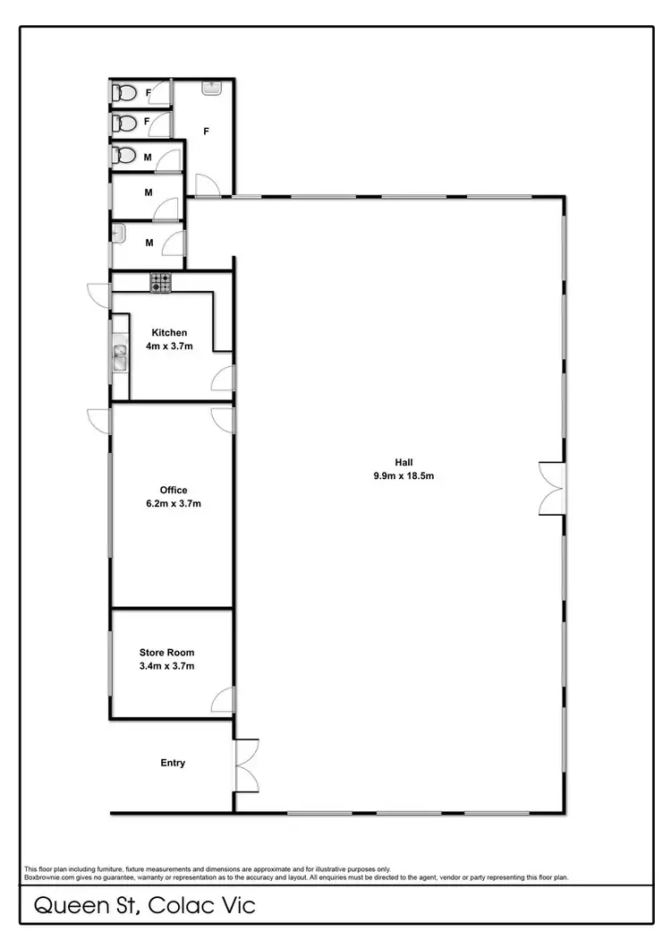 Floorplan of Homely house listing, 50 Queen Street, Colac VIC 3250