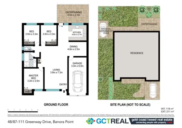 Floorplan of Homely unit listing, 48 / 87-111 Greenway Dve, Banora Point NSW 2486