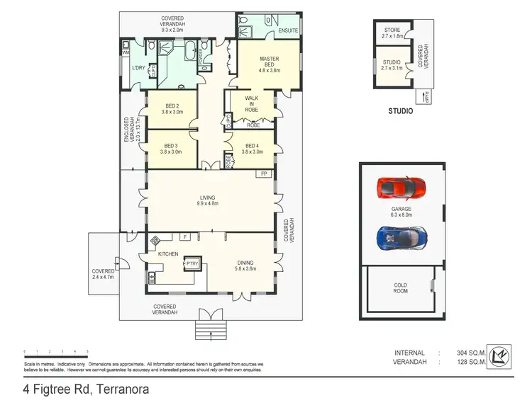 Floorplan of Homely house listing, 4 Figtree Rd, Terranora NSW 2486