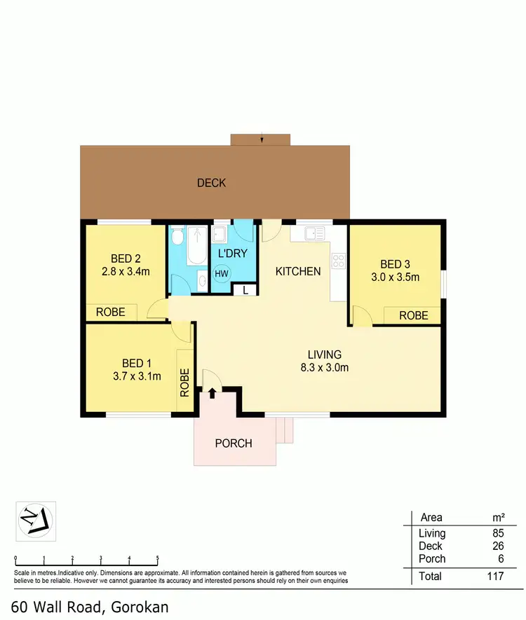 Floorplan of Homely house listing, 60 Wall Road, Gorokan NSW 2263