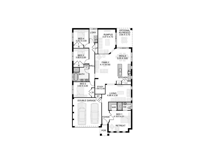 Floorplan of Homely house listing, 5 Tomah Crescent, The Ponds NSW 2769