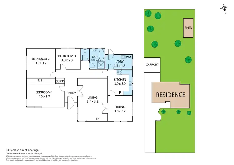 Floorplan of Homely house listing, 24 Copland Street, Kooringal NSW 2650