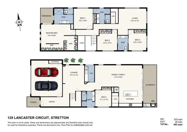 Floorplan of Homely house listing, 129 Lancaster Circuit, Stretton QLD 4116