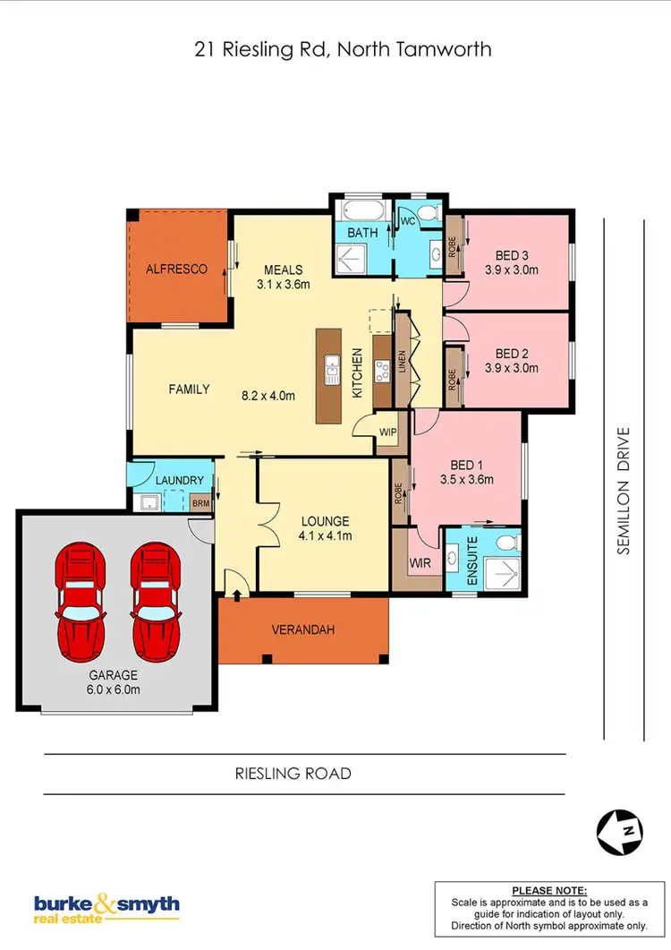 Floorplan of Homely house listing, 21 Riesling Road, Tamworth NSW 2340