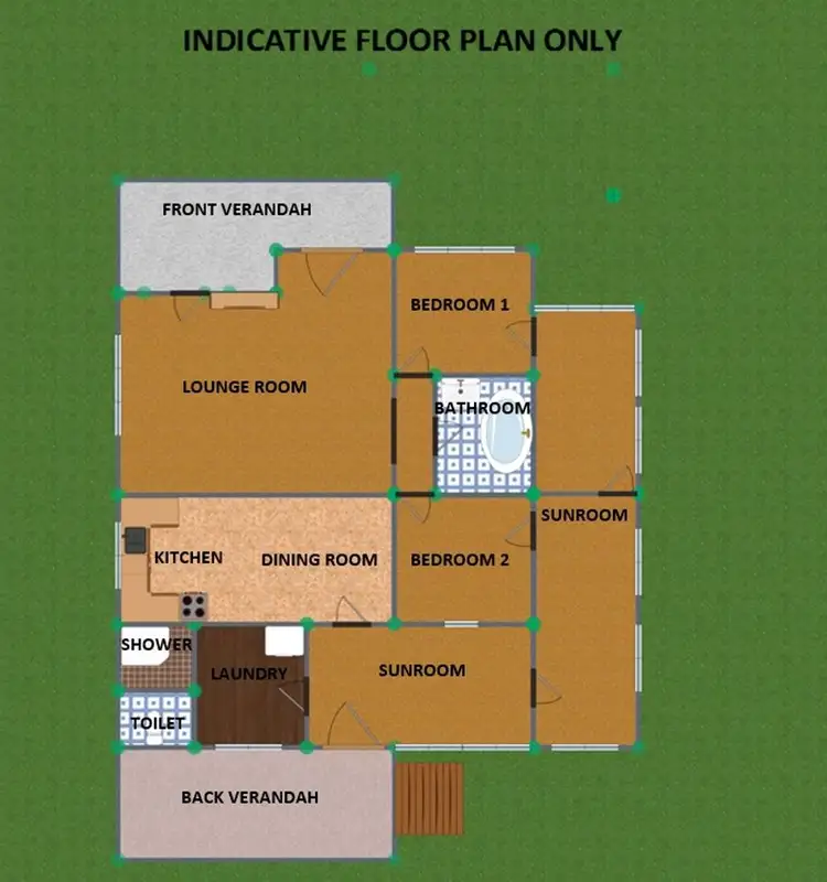 Floorplan of Homely house listing, 160 Manners Street, Tenterfield NSW 2372