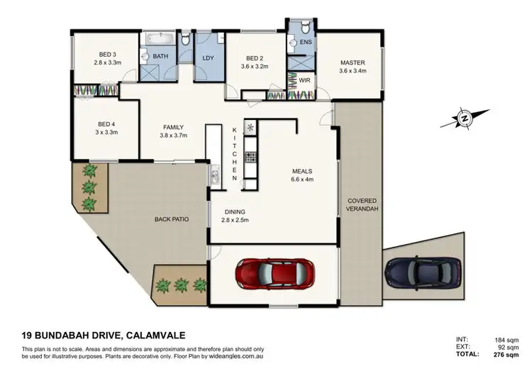 Floorplan of Homely house listing, 19 Bundabah Drive, Calamvale QLD 4116