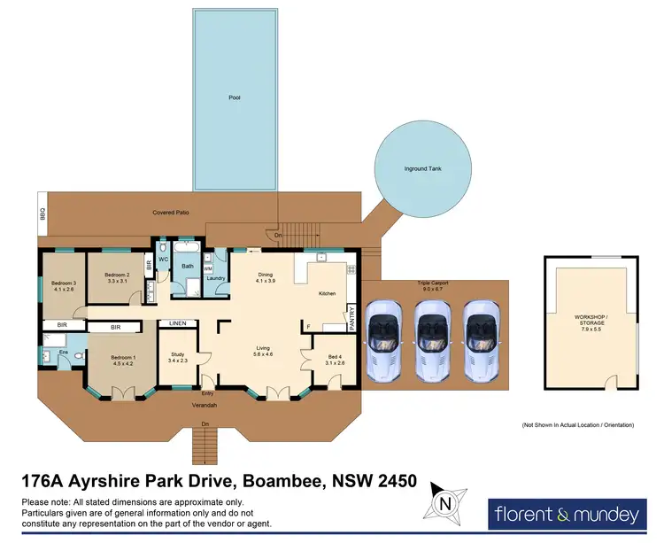 Floorplan of Homely house listing, 176A Ayrshire Park Dr, Boambee NSW 2450