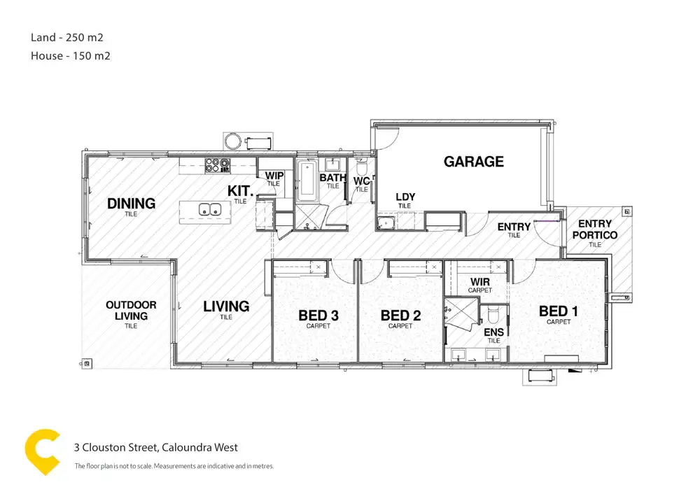 Floorplan of Homely house listing, 3 Clouston Street, Caloundra West QLD 4551