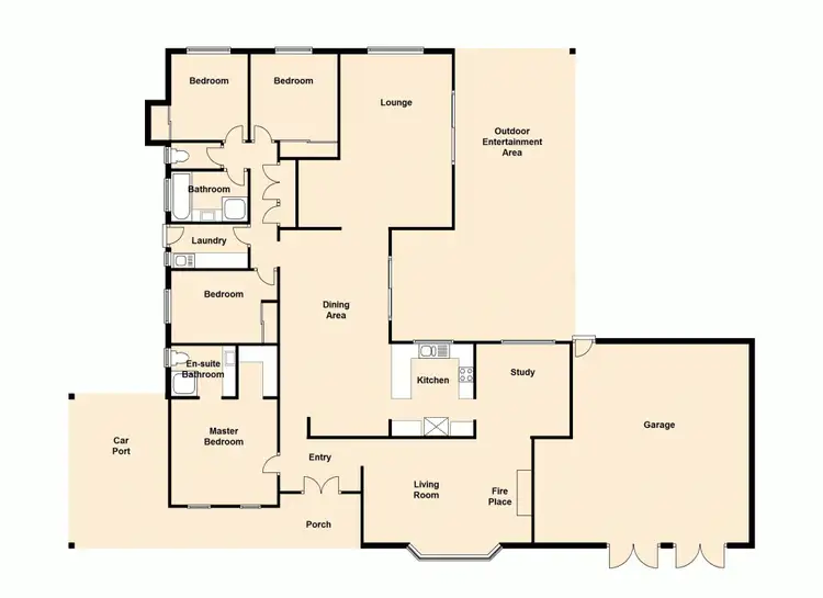 Floorplan of Homely house listing, 25 James Mac Court, Narangba QLD 4504