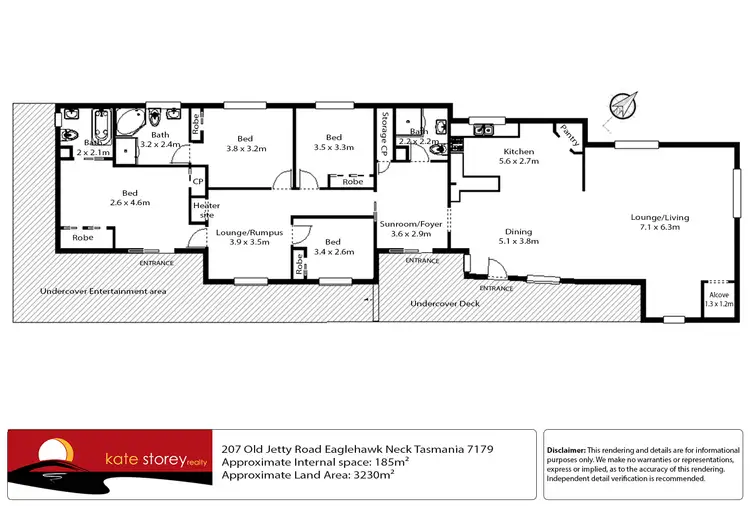 Floorplan of Homely house listing, 207 Old Jetty Road, Eaglehawk Neck TAS 7179
