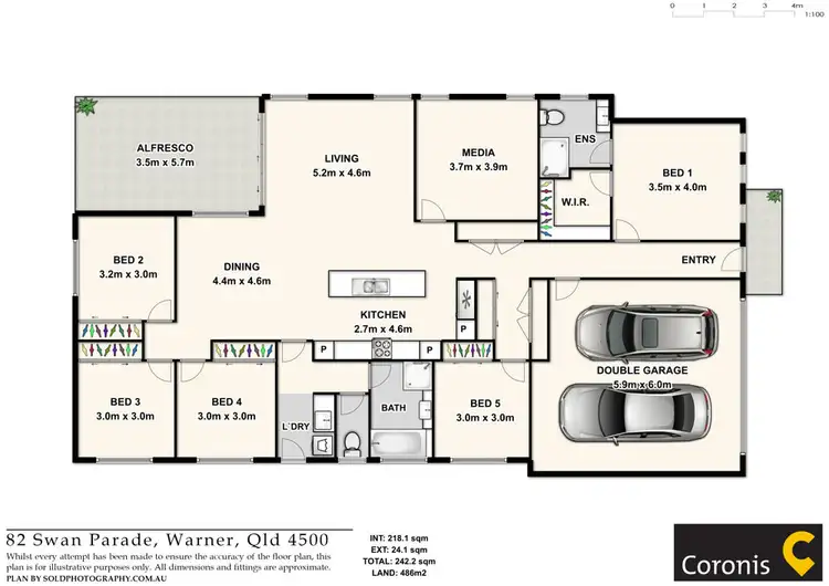 Floorplan of Homely house listing, 82 Swan Parade, Warner QLD 4500