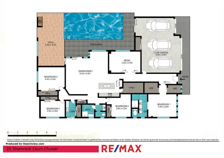 Floorplan of Homely house listing, 25 Shamrock Crt, Chuwar QLD 4306