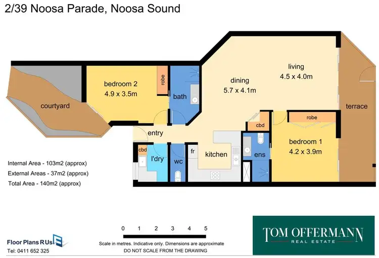 Floorplan of Homely unit listing, 2/39 Noosa Parade, Noosa Heads QLD 4567