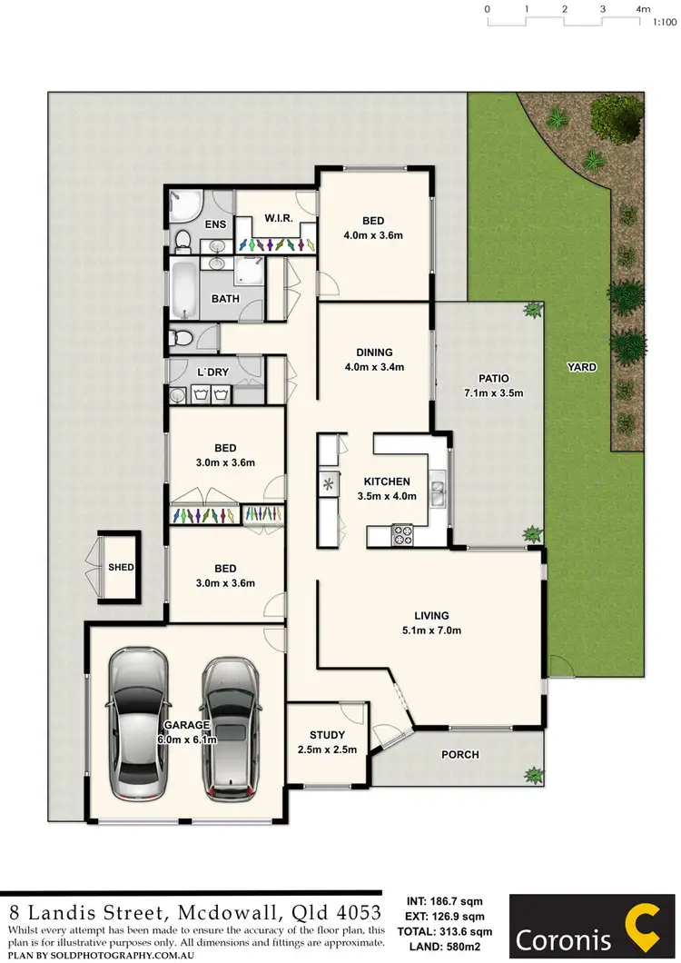 Floorplan of Homely house listing, 8 Landis Street, Mcdowall QLD 4053