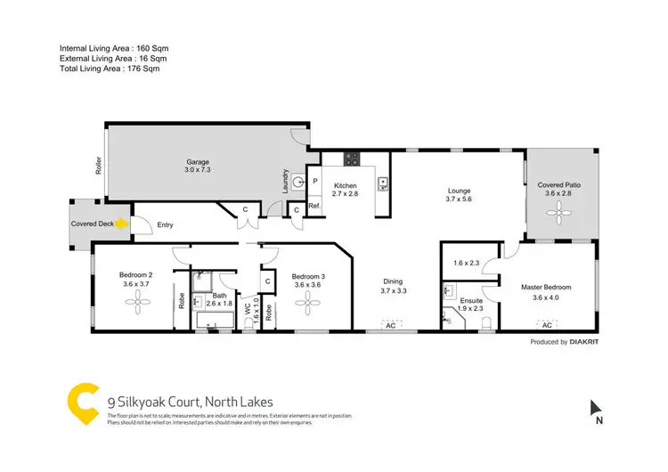 Floorplan of Homely house listing, 9 Silkyoak Court, North Lakes QLD 4509
