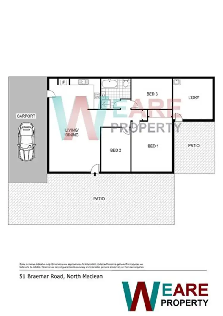 Floorplan of Homely rural property listing, 51 Braemar Rd, North Maclean QLD 4280