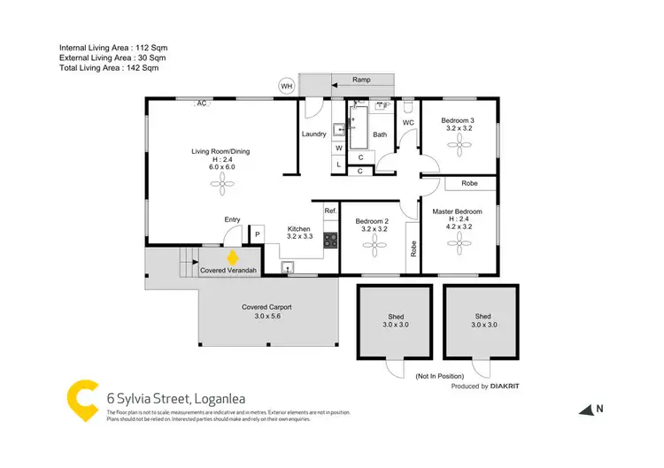 Floorplan of Homely house listing, 6 Sylvia Street, Loganlea QLD 4131