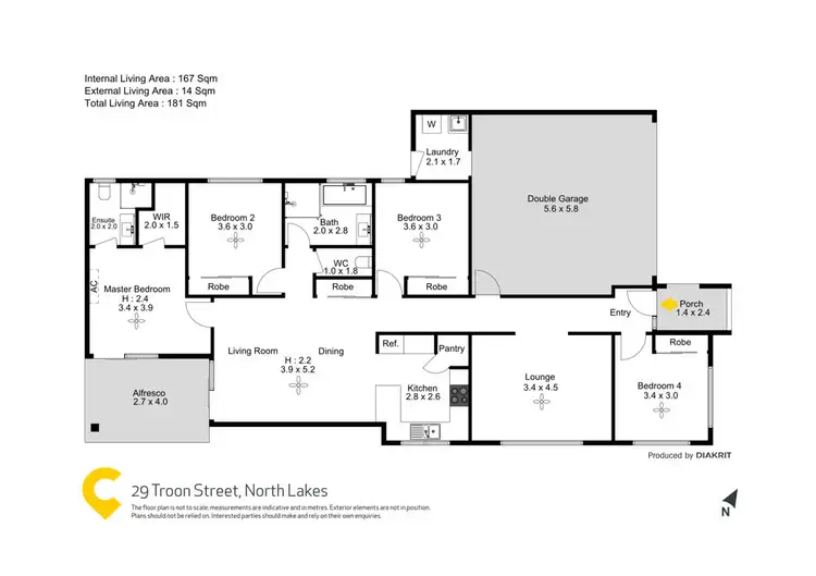 Floorplan of Homely house listing, 29 Troon Street, North Lakes QLD 4509