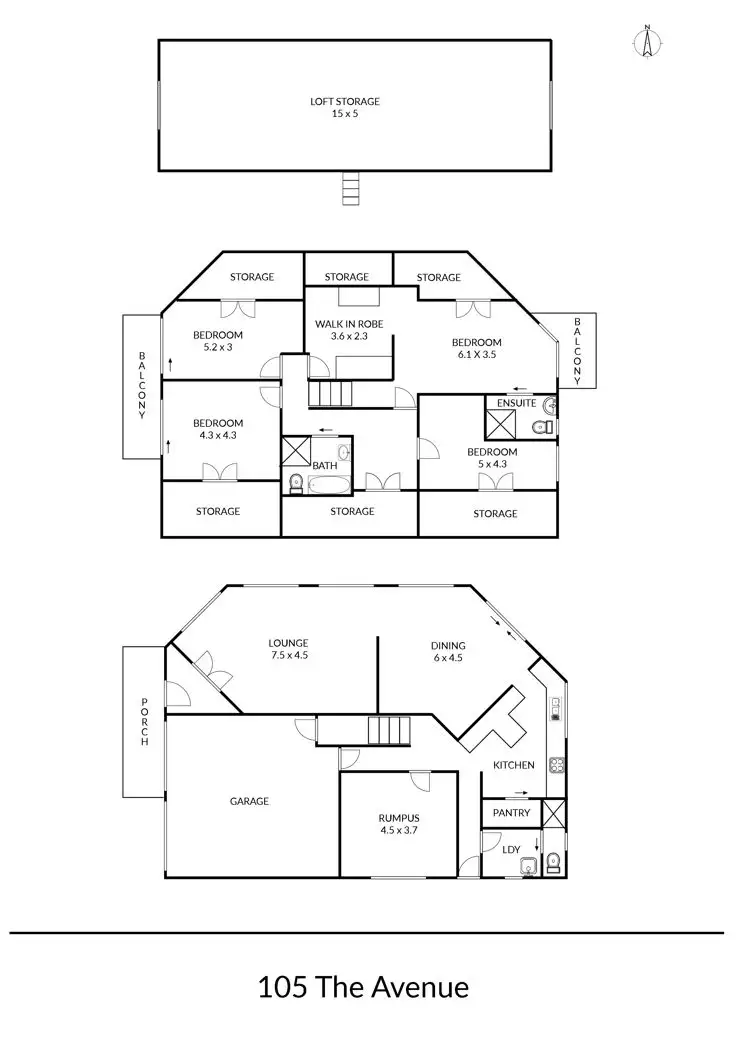 Floorplan of Homely house listing, 105 The Avenue, Armidale NSW 2350