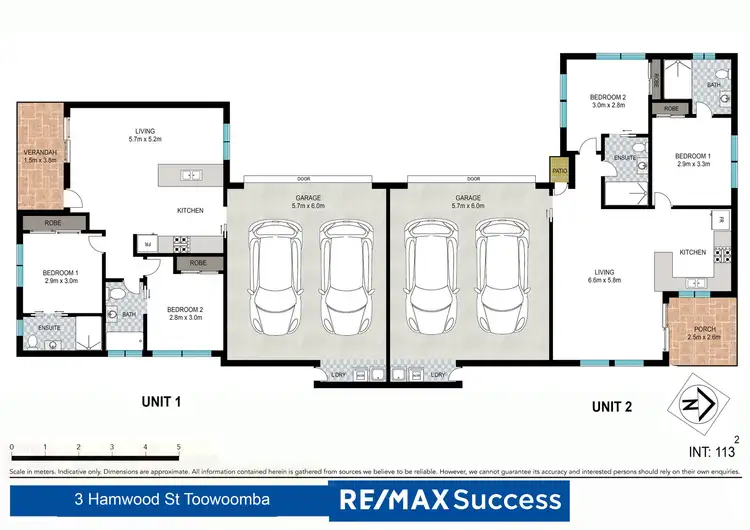 Floorplan of Homely unit listing, 3 Hamwood Street, Toowoomba City QLD 4350