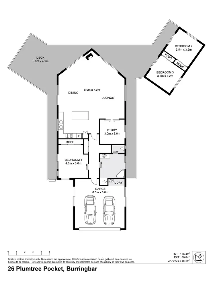 Floorplan of Homely house listing, 26 Plumtree Pocket, Upper Burringbar NSW 2483