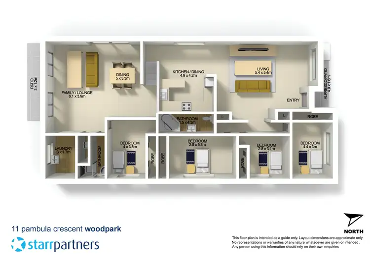 Floorplan of Homely house listing, 11 Pambula Crescent, Merrylands NSW 2160
