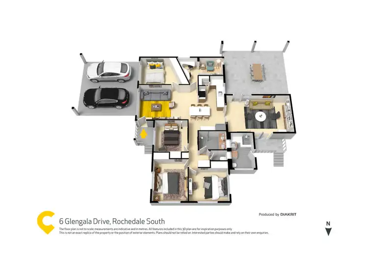 Floorplan of Homely house listing, 6 Glengala Drive, Rochedale South QLD 4123