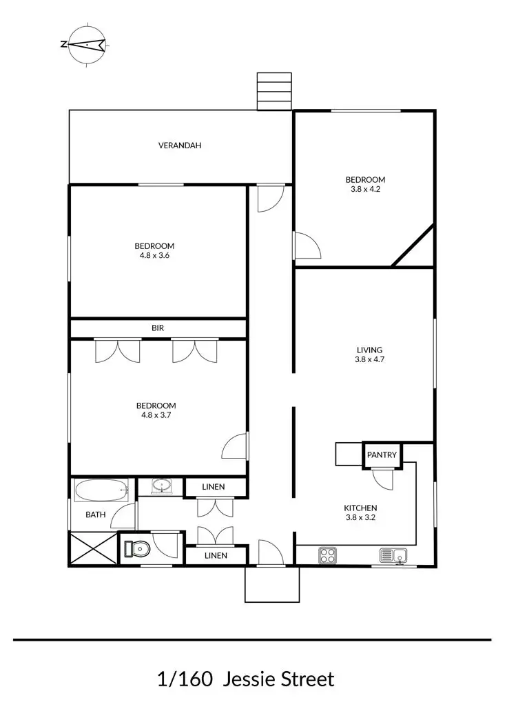Floorplan of Homely house listing, 160 Jessie Street, Armidale NSW 2350