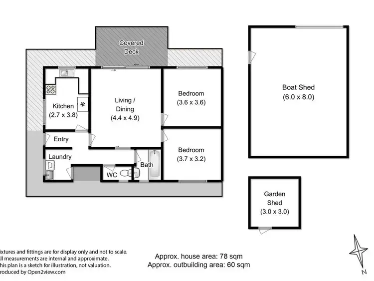 Floorplan of Homely house listing, 60 Old Jetty Road, Eaglehawk Neck TAS 7179