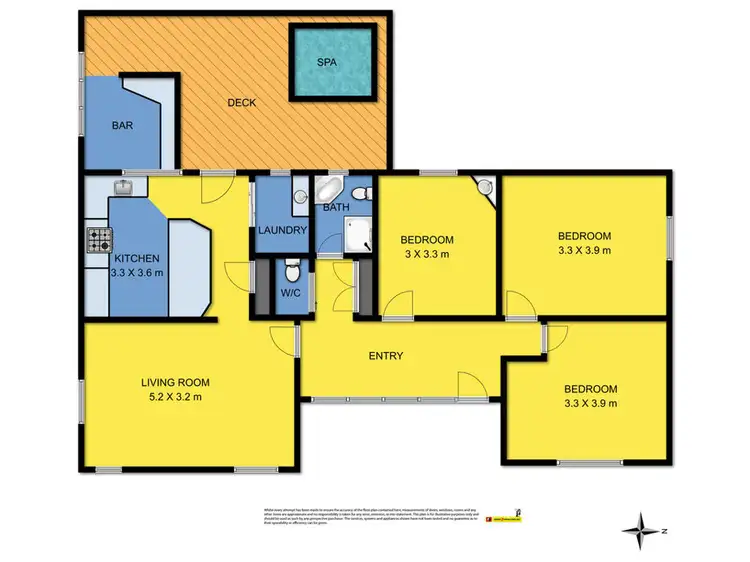 Floorplan of Homely house listing, 4 Princetown Rd, Simpson VIC 3266