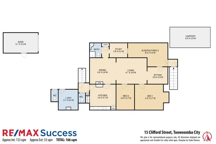 Floorplan of Homely house listing, 15 Clifford Street, Toowoomba City QLD 4350