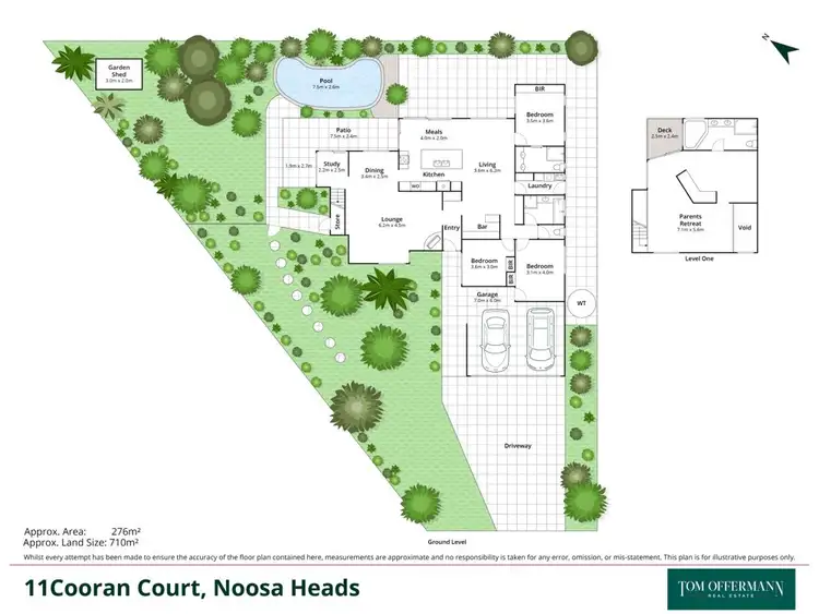 Floorplan of Homely house listing, 11 Cooran Court, Noosa Heads QLD 4567