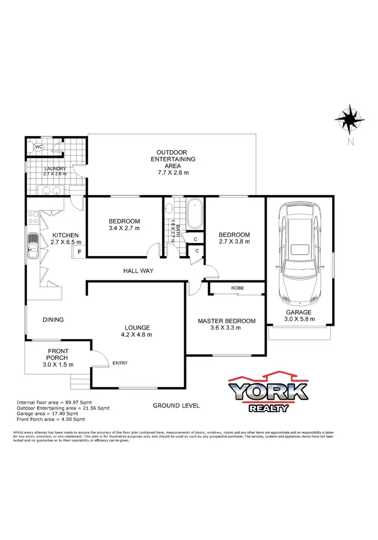 Floorplan of Homely house listing, 50 Mabel Street, Harlaxton QLD 4350