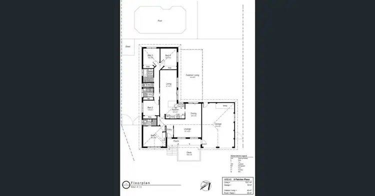 Floorplan of Homely house listing, 8 Fletcher Place, Kooringal NSW 2650