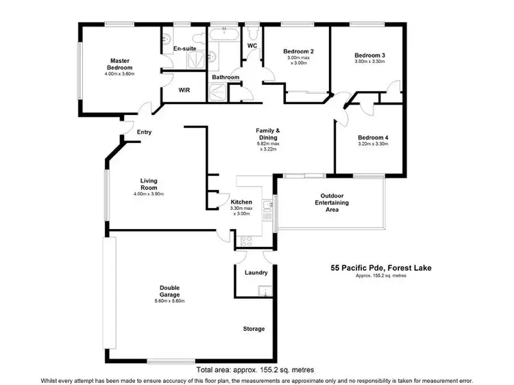 Floorplan of Homely house listing, 55 Pacific Pde, Forest Lake QLD 4078
